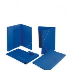 CARPETA CARTON SOLAPAS AZUL...