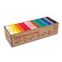 PLASTILINA JOVI 72 AZUL CLARO