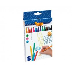 ROTULADOR JOVI 12 COLORES 1612