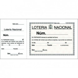 TALONARIO LOTERIA
