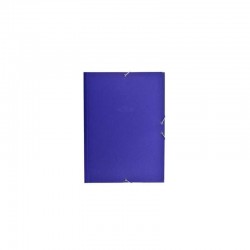 CARPETA CARTON SOLAPAS AZUL...