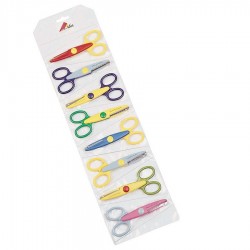 TIJERAS CORTE FORMAS BLISTER 8