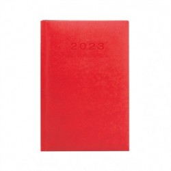 AGENDA CLASSIC A5 PVC ROJA...