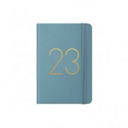 AGENDA TERMO PU A6 S/V AZUL...