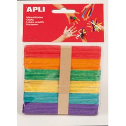 PALOS POLO MADERA COLORES P/50