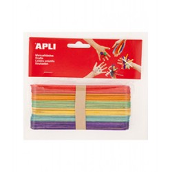 DEPRESORES MADERA COLORES P/40